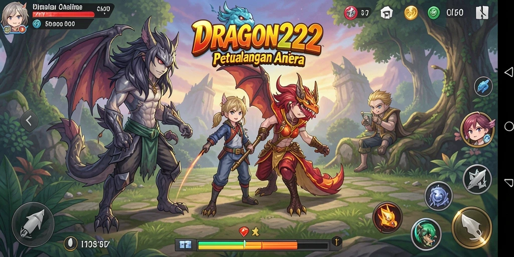 Tampilan menarik dari gameplay Anime yang mendebarkan.