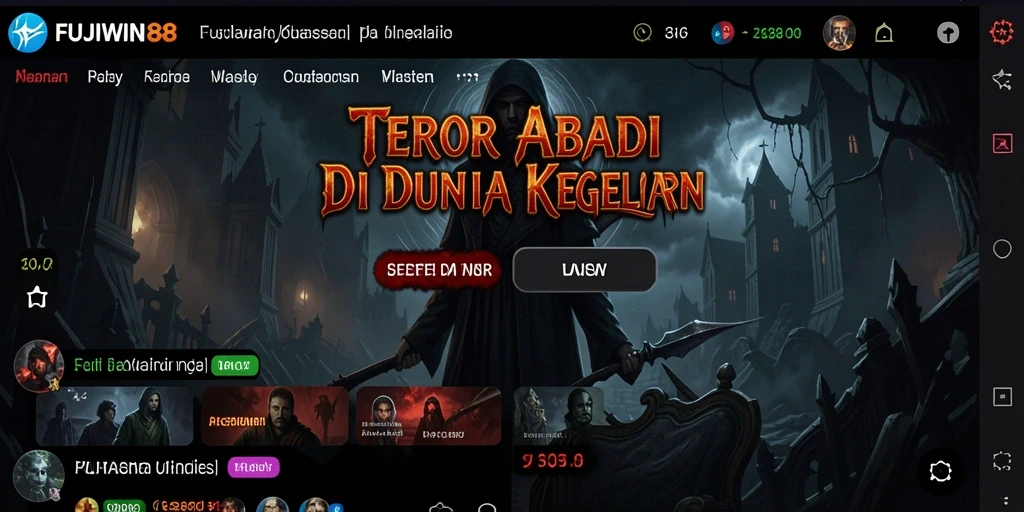 Tangkapan layar utama FUJIWIN88 menunjukkan suasana menegangkan dalam gameplay.