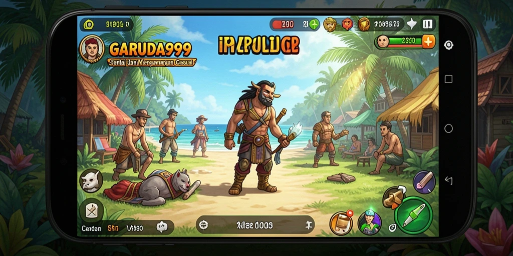 Tampilan gameplay menarik dari GARUDA999 yang menonjolkan keseruan dan kesederhanaan.