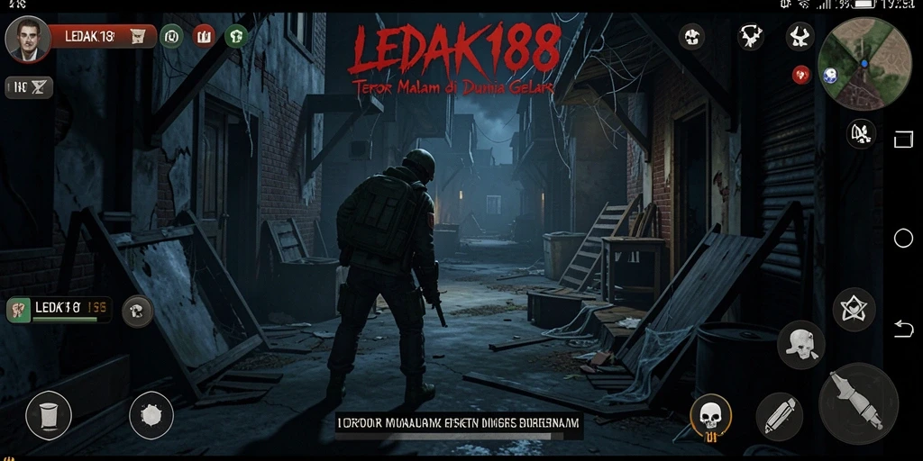Gameplay menegangkan dengan suasana horror yang mencekam di LEDAK188.