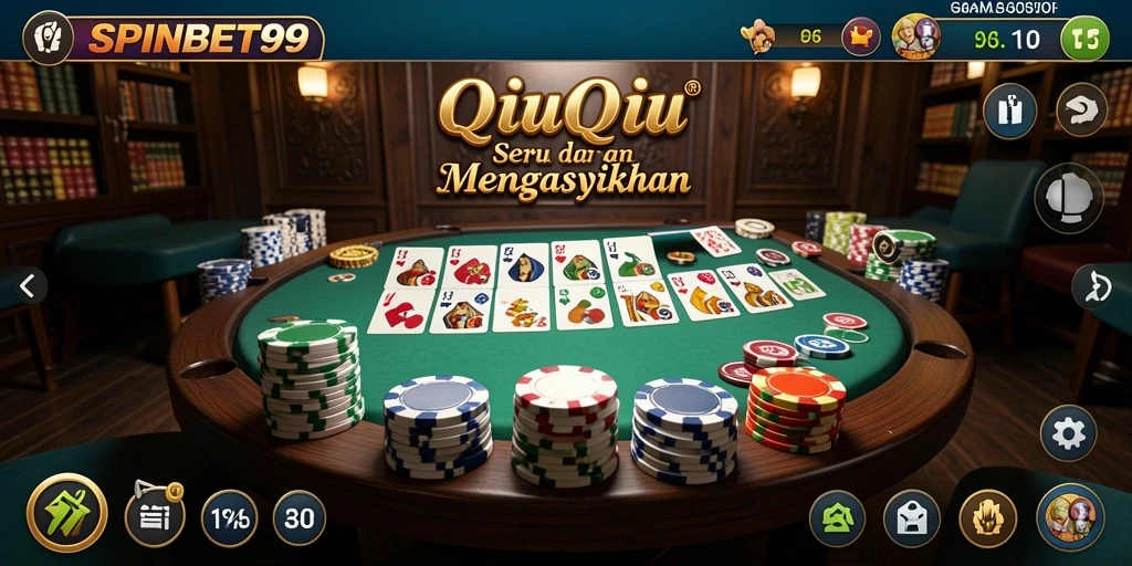 Tampilan gameplay QiuQiu yang seru di SPINBET99.