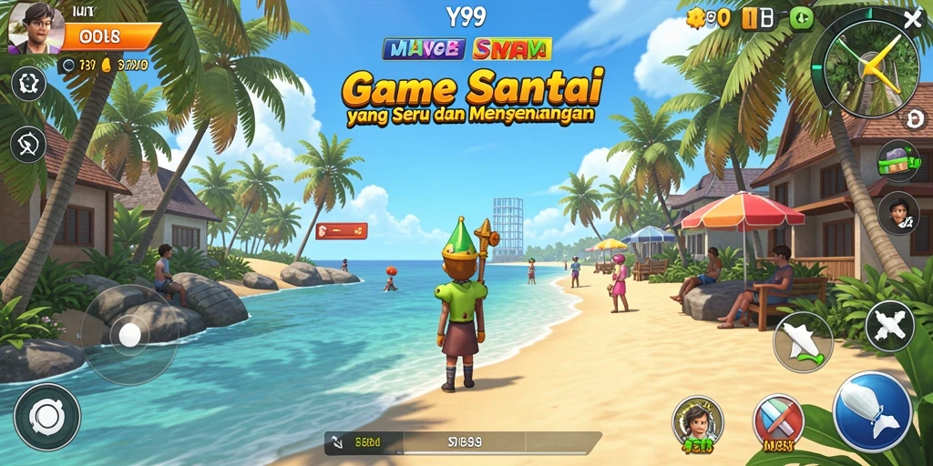 Screenshot utama Y89 menampilkan gameplay seru dan interaktif.